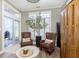 Cozy sunroom with comfortable seating, decorative pillows, tree and lots of natural light, creating a relaxing and inviting atmosphere at 15254 Kampen Cir, Carmel, IN 46033