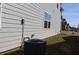 Exterior view of house with HVAC unit on side at 15925 Cobbs Crk Ln, Noblesville, IN 46060