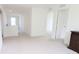 Bright upstairs hallway with neutral walls, plush carpeting, and white trim at 15925 Cobbs Crk Ln, Noblesville, IN 46060