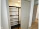 Closet with shelving for organized storage and easy access at 1716 E Kelly St, Indianapolis, IN 46203