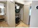 Modern laundry room featuring stacked washer and dryer at 1716 E Kelly St, Indianapolis, IN 46203