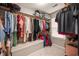 Organized walk-in closet with ample hanging space and shelving at 17918 Lucas Cir, Westfield, IN 46074