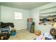 A spare room with shelves and a window, used for extra storage at 1821 E Stop 10 Rd, Indianapolis, IN 46227