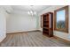 Dining room with chandelier, hardwood floors, and natural light at 2525 Sunderland Dr, Martinsville, IN 46151