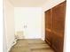 Bright laundry room features washer and dryer hookups, modern flooring and ample storage space at 3201 N Hawthorne Ln, Indianapolis, IN 46218