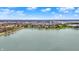 Breathtaking aerial perspective of lakefront residences with private docks and serene water views at 4703 River Ridge Dr, Indianapolis, IN 46240
