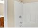 Updated shower stall featuring modern fixtures and clean white walls at 4703 River Ridge Dr, Indianapolis, IN 46240