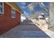 Spacious back deck with seating offers a relaxing outdoor retreat with views of the backyard at 4812 Eastgate Dr, Columbus, IN 47203