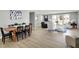 Open-concept living space with living and dining areas flowing seamlessly at 5887 Meadowlark Dr, Indianapolis, IN 46226