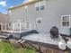 Inviting backyard features a patio area with a grill and space for outdoor dining at 6746 Wilmot Ln, Avon, IN 46123