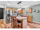 Charming kitchen featuring stainless appliances, breakfast bar, and modern finishes at 6746 Wilmot Ln, Avon, IN 46123