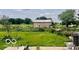 Wide backyard featuring grass, fence, and a barn at 7154 S 325 W, Jamestown, IN 46147