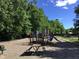 Community playground with colorful equipment, picnic table and benches for Gathering fun at 7336 Hardin Oak Dr, Noblesville, IN 46062