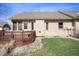 Private backyard featuring a wooden deck and well-maintained lawn at 946 Peppermill Run, Greenwood, IN 46143