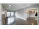 Bright living room with hardwood floors and a view into the next room at 952 E 34Th St, Indianapolis, IN 46205