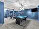 Finished basement with a pool table and exercise equipment, perfect for recreation at 108 Parkridge Dr, Danville, IN 46122
