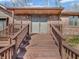 Welcoming double door entryway with brick facade and wooden steps, blending natural elements with classic design at 108 Parkridge Dr, Danville, IN 46122