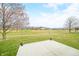 Lovely backyard view of the property and community at 1120 Constitution Dr, Edinburgh, IN 46124