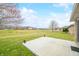 Lovely backyard view of the property and community at 1120 Constitution Dr, Edinburgh, IN 46124