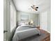 Comfortable bedroom with natural light, neutral decor, and a cozy rug at 1120 Constitution Dr, Edinburgh, IN 46124