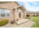 Charming brick home featuring a quaint front porch and manicured landscaping at 1120 Constitution Dr, Edinburgh, IN 46124