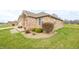Charming brick home featuring a manicured front yard at 1120 Constitution Dr, Edinburgh, IN 46124