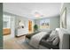 Tranquil main bedroom with a walk-in closet, ensuite bath, and soft natural light at 1120 Constitution Dr, Edinburgh, IN 46124
