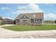 Charming community clubhouse featuring stone and gray siding, surrounded by lush green lawn at 1283 Cliff View Dr, Westfield, IN 46074