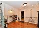 Bright closet provides ample storage with hardwood floors and easy access at 12917 Brighton Ln, Carmel, IN 46032