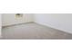 A room with neutral walls and carpet that bring a sense of calm and tranquility at 13752 N George Ct, Camby, IN 46113