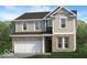 Charming two-story home featuring a brick and siding exterior with an attached two-car garage and neatly landscaped yard at 13752 N George Ct, Camby, IN 46113