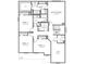 Second floor plan featuring 4 bedrooms, 2 bathrooms, laundry room, linen closet, and a loft area at 13752 N George Ct, Camby, IN 46113