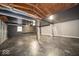 This large garage is well-lit and features sealed floors and multiple doors for storage at 1808 Raible Ave, Anderson, IN 46011