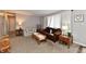 Inviting living room with carpet and neutral colors at 2315 Cardinal Dr, Indianapolis, IN 46227