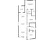 This floor plan shows primary bedroom, bedrooms, bathrooms, living room, kitchen and dining areas at 238 N Tacoma Ave, Indianapolis, IN 46201