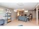 Finished basement with painted walls, a comfortable sofa, and neutral carpet at 311 S Webster Ave, Indianapolis, IN 46219