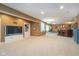 Finished basement provides ample space for recreation and relaxation with bar and entertainment area at 3727 Tributary Ct, Westfield, IN 46062