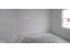 New bedroom featuring white walls, one window, and unfinished flooring at 4016 Bozeman Way, Bargersville, IN 46106
