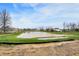 Community pond offers a scenic view from the property at 4372 Pine Bluff Dr, Bargersville, IN 46106