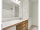 Bathroom vanity with mirror at 6075 Meadowview Dr, Whitestown, IN 46075