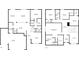 Detailed floor plan showcasing layout of living spaces, bedrooms, bathrooms, and storage areas at 7517 Heben Dr, Indianapolis, IN 46113