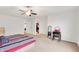 Spacious main bedroom with view to closet and washing machine at 7517 Heben Dr, Indianapolis, IN 46113