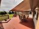 Well-maintained deck with ample seating and railing overlooking a lush backyard, perfect for outdoor gatherings at 791 W 500 S, Greenfield, IN 46140