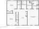 Detailed floorplan showcasing bedrooms, bathrooms, laundry room, and spacious primary bedroom with a walk-in closet at 9723 Violet Cir, Indianapolis, IN 46239