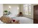 Cozy living room featuring a large window providing lots of natural light at 9931 Woodlands Dr, Fishers, IN 46037