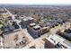 A captivating aerial view showcasing the building's rooftop deck and surrounding neighborhood at 1529 N Alabama N St # B, Indianapolis, IN 46202