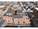 An elevated aerial view of the property with rooftop deck and access to outdoor patios at 1529 N Alabama N St # B, Indianapolis, IN 46202