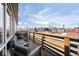 The rooftop deck has amazing views of the city skyline, with comfortable outdoor seating available at 1529 N Alabama N St # B, Indianapolis, IN 46202