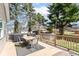 Wooden deck with outdoor furniture and a grill, perfect for entertaining at 3147 Bonham Dr, Indianapolis, IN 46222