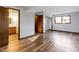 Spacious bedroom with attached bathroom and ample closet space at 321 Pleasantview Dr, Greenwood, IN 46142